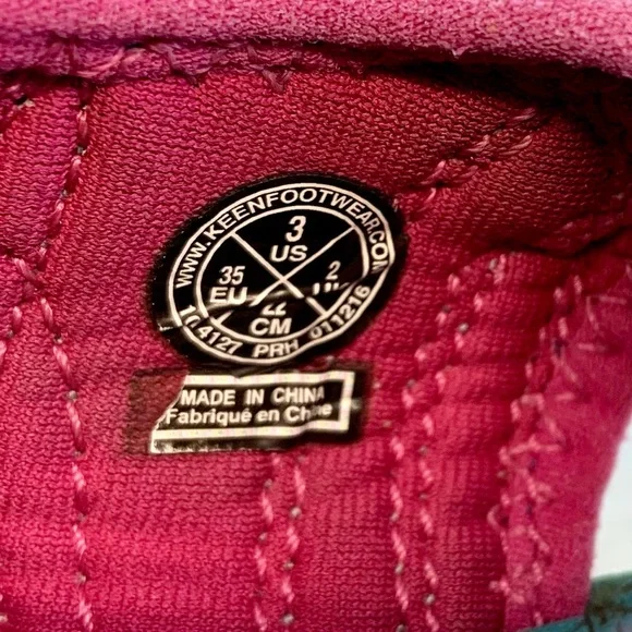 KEEN Big Kid's Youth Blue Pink Seacamp II CNX Waterproof Sandals size 3 EU 35 - Picture 7 of 11